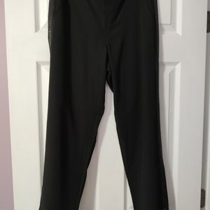 Liverpool Los Angeles Dress Pants. Black. Size 8/29. Sequin stripes.